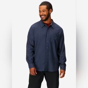 Marmot Men's Rush Creek Lightweight Flannel Long-Sleeve Shirt Thunderbird NWT LG